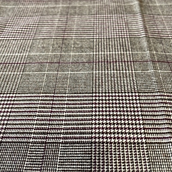 BANANA REPUBLIC Parc wide leg plaid trousers Womens size 2  NWOT - Picture 14 of 14